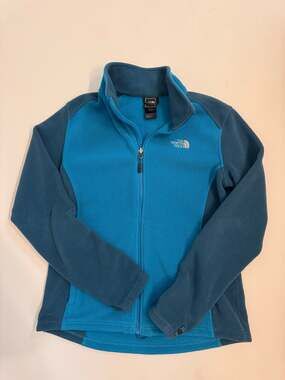 The North Face Women's Khumbu Fleece Jacket Full Zip Blue Size L